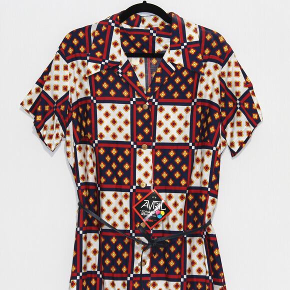 Vintage Merrnee Modes Mini Dress Size XL NWT - Picture 3 of 7